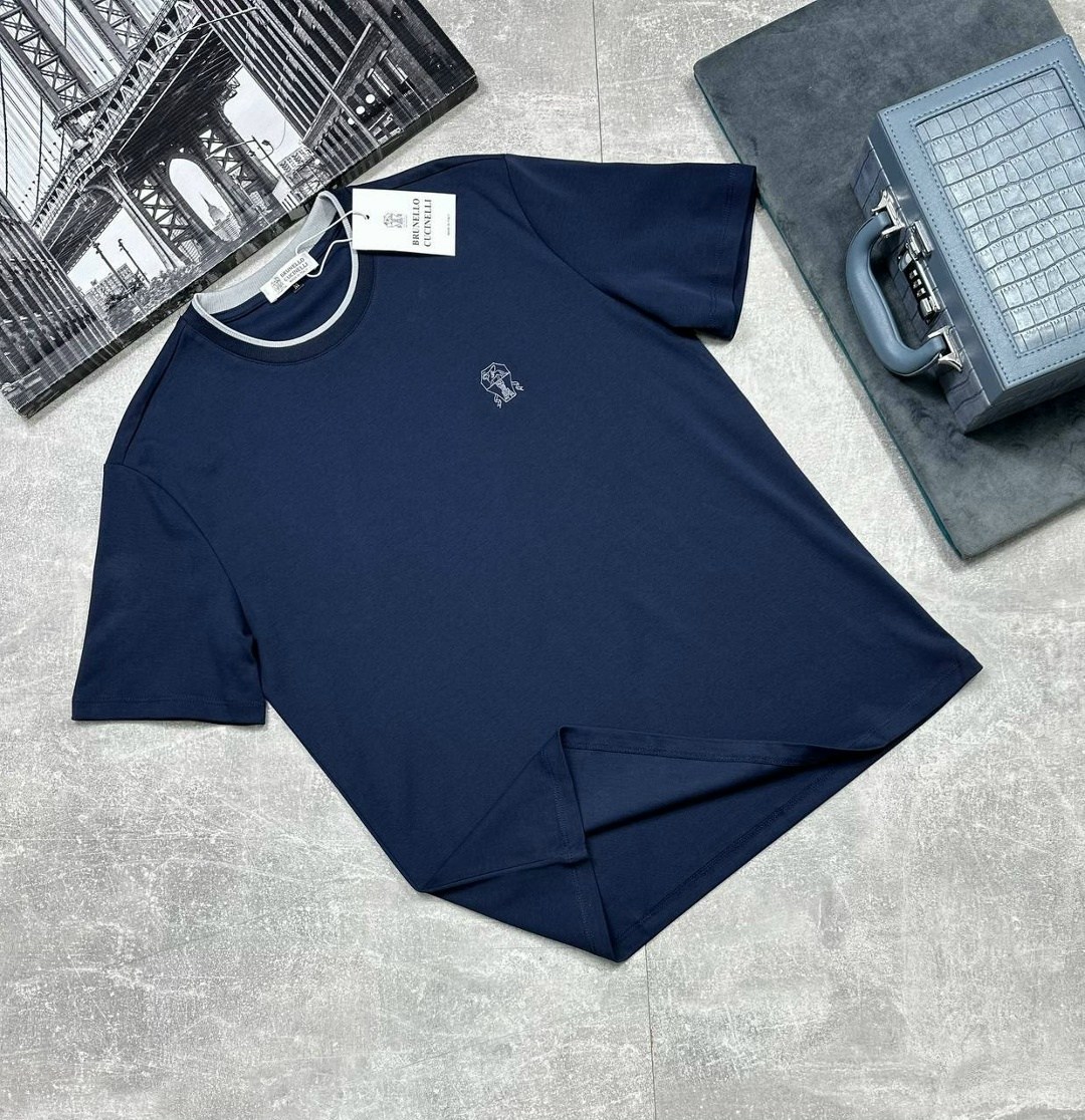 мужская футболка,футболки для мужчин,мужская футболка brunello cucinelli,футболки брендовые,футболка brunello cucinelli