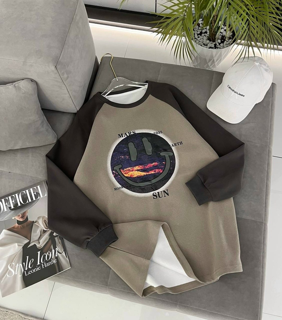 свитшот женская,толстовка модная,свитшот с круглым вырезом,свитшот однотонный,толстовка женская