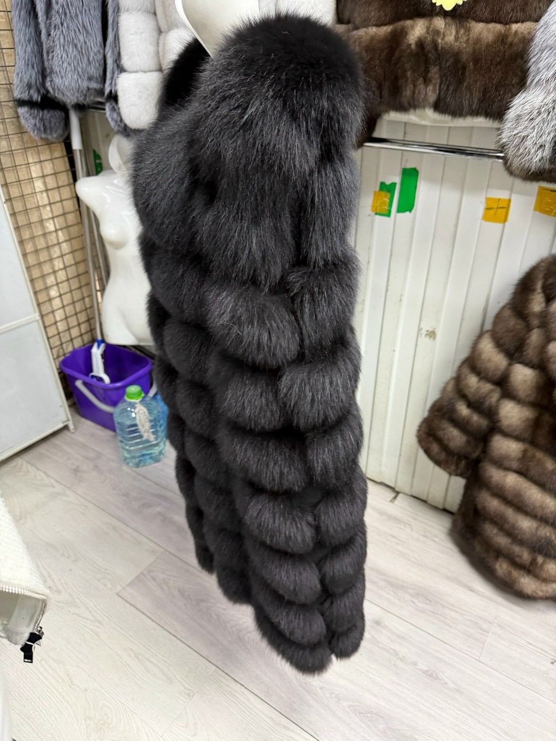 жилет из песца,жилетка из песца,меховая жилетка из песца,меховая жилетка,меховой жилет