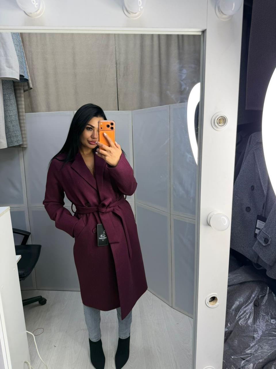 пальто демисезонное кашемировое prs-style,пальто демисезонная,стильное пальто,черное кашемировое оверсайз пальто,длинное пальто женское