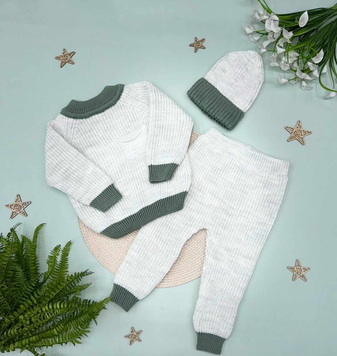 шерстяные костюмы для малышей,вязаный костюм для новорожденного малыша жанэт,штанишки для новорожденного,вязаный комплект,вязаный костюм тройка для новорожденного малыша утепленный жанэт