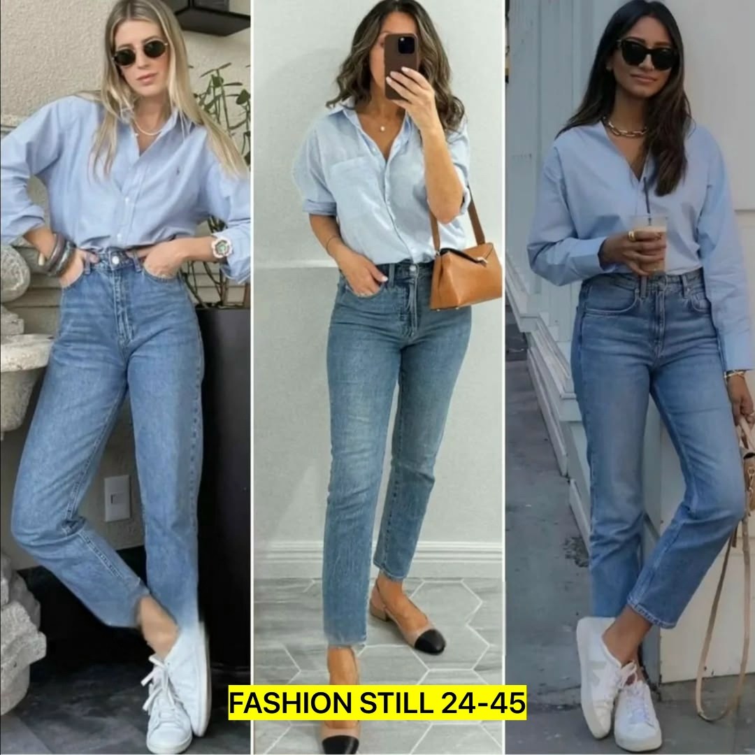 блузка с джинсами,джинсы рубашка,джинсы стильные,джинсы с белой рубашкой,рубашка с джинсами