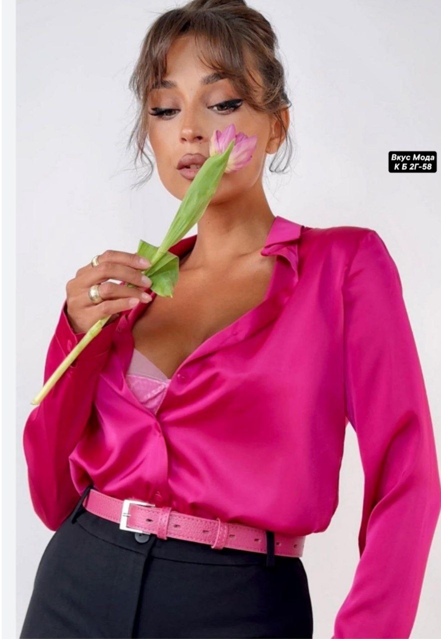 блузка яна лукачер,блузка женская,блузка женская шелковая,блузка женская атласная,элегантная женская рубашка