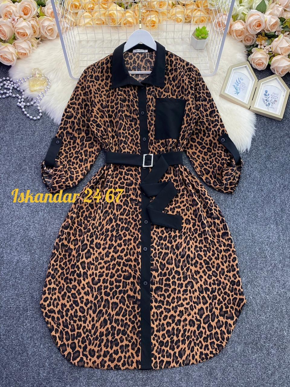 платье леопардовый принт,платье женская,платье с леопардовым воротником,женское леопардовое платье,платье с леопардовым принтом