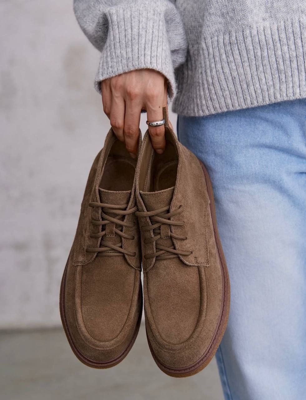 ,ботинки замшевые,ботинки дезерты tendance размер 35 темно-коричневый,ботинки женские,обуви