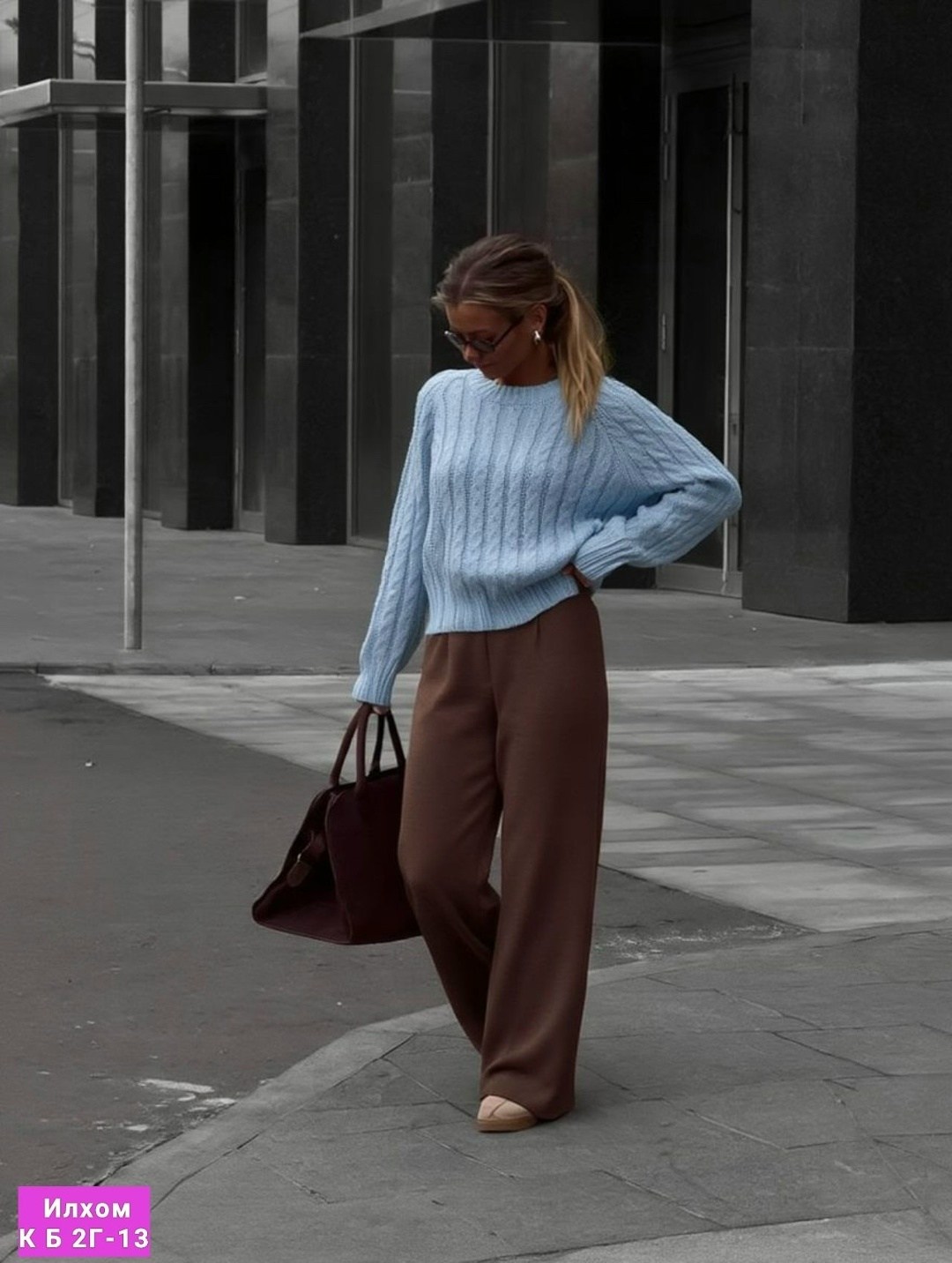 брюки палаццо,джемпер,широкие брюки,брюки палаццо образы