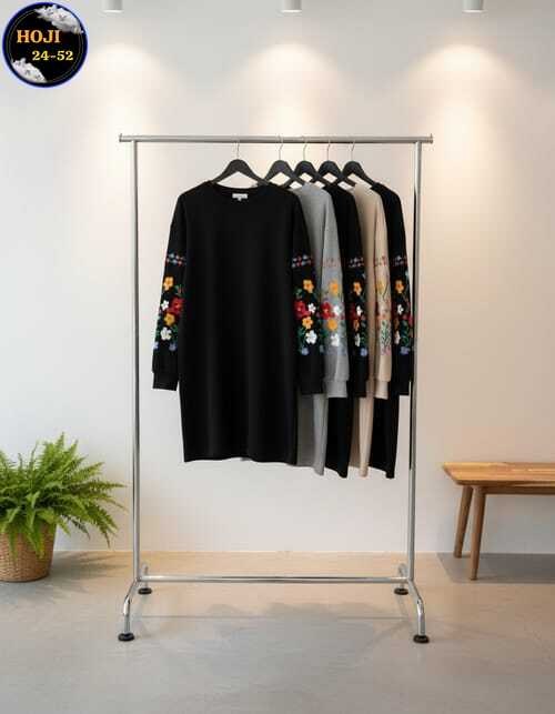 платье свитшот,платье с вышитыми рукавами,женский свитшот,женское платье с вышивкой,платье