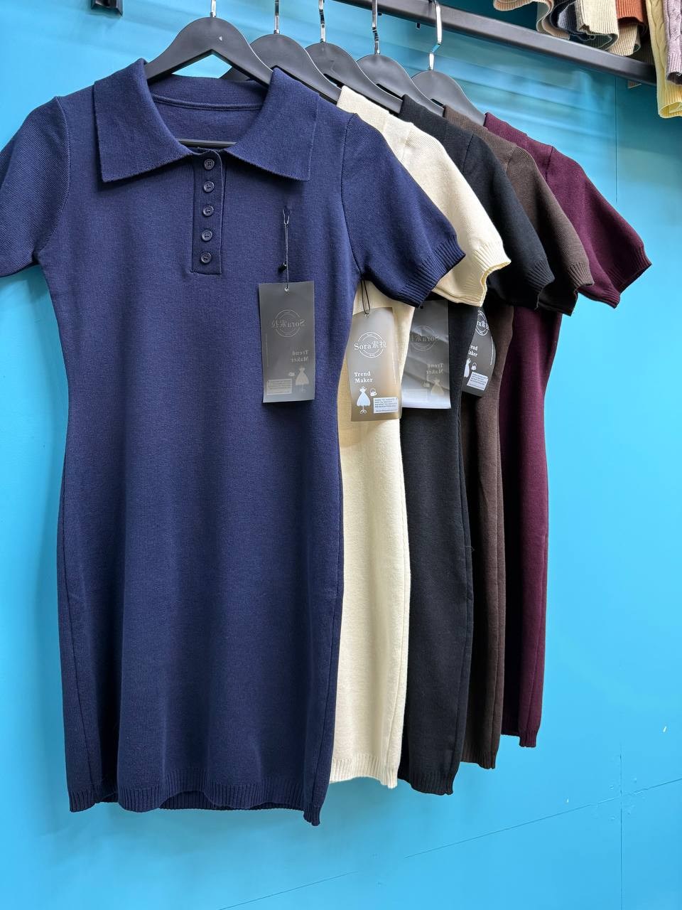 платье трикотажная,трикотажное платье поло,поло платье женское,женская кофта,шерстяное платье