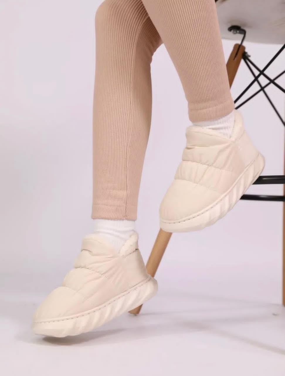 угги зимние дутики короткие emelina shop цвет бежевый, молочный,,угги зимние дутики короткие emelina shop,дутики,угги дутики зимние из экокожи alternative цвет светло-бежевый