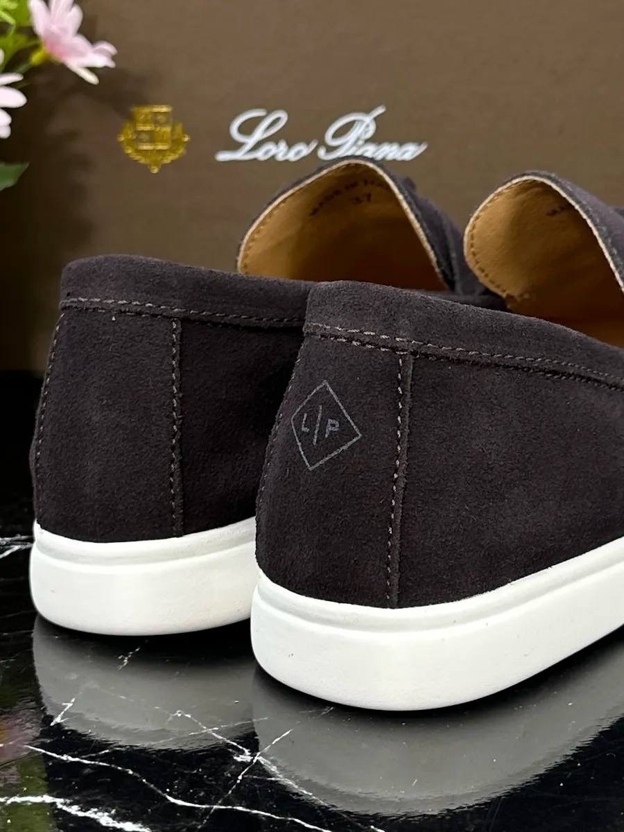 замшевые лоферы loro piana,лоферы loro piana,лоферы натуральная замша loro piana,лоферы женские loro piana,замшевые женские лоферы loro piana темно-серые