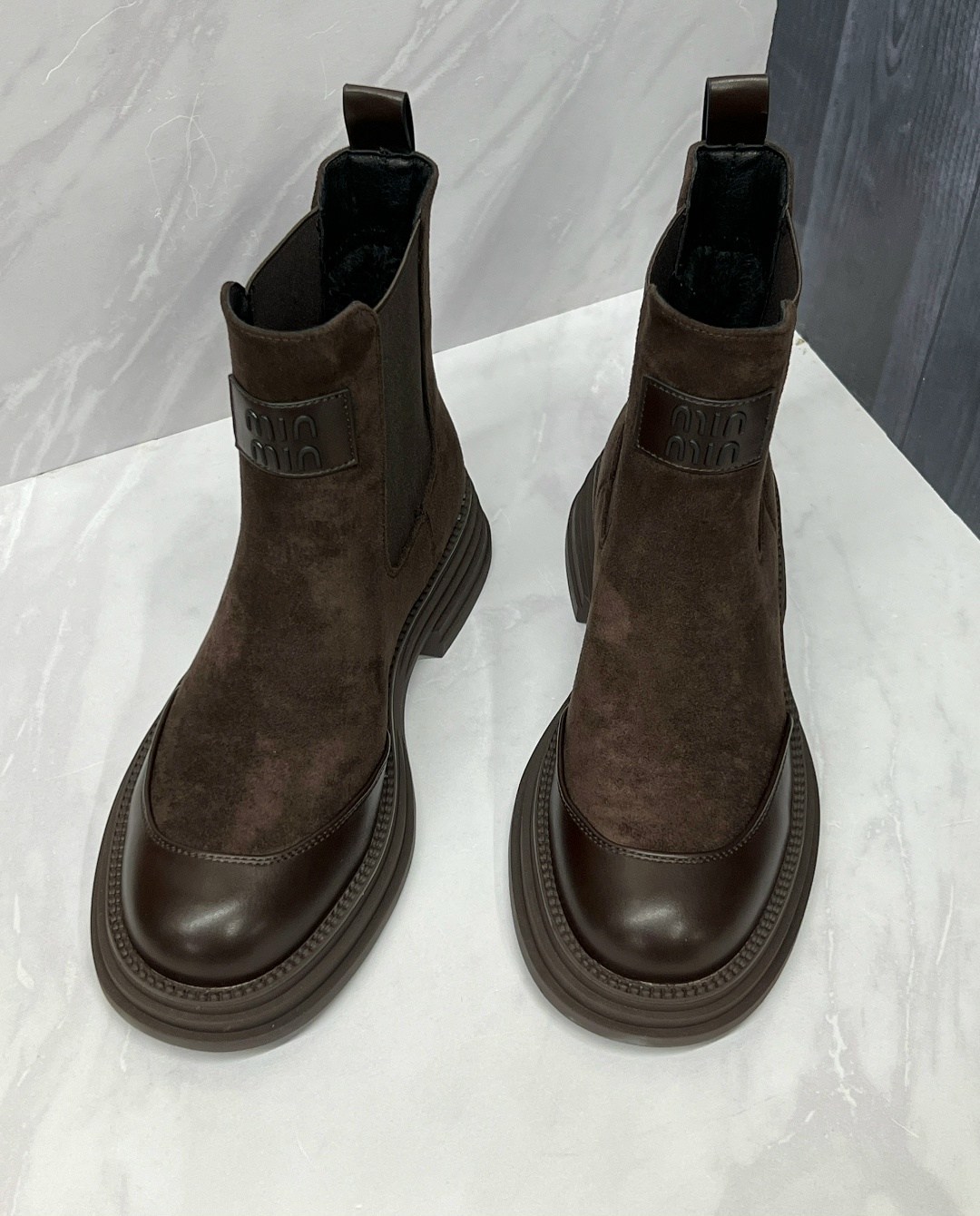 замшевые ботинки челси medicine коричневый,,челси ботинки reversal размер 37 коричневый,женские ботинки-челси,замшевые ботинки