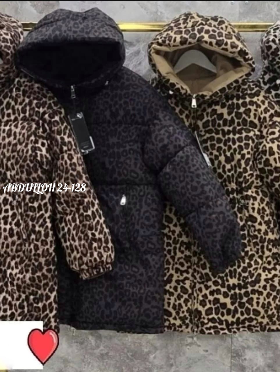 куртка леопардовая,зимняя двухсторонняя куртка,зимняя куртка двусторонняя,женская куртка,монклер леопардовый пуховик