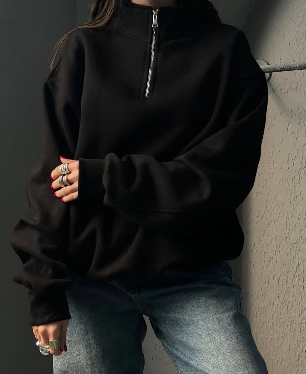 толстовка с молнией,теплый свитшот с воротником на молнии artwear brand,толстовка,толстовка оверсайз,толстовка женская