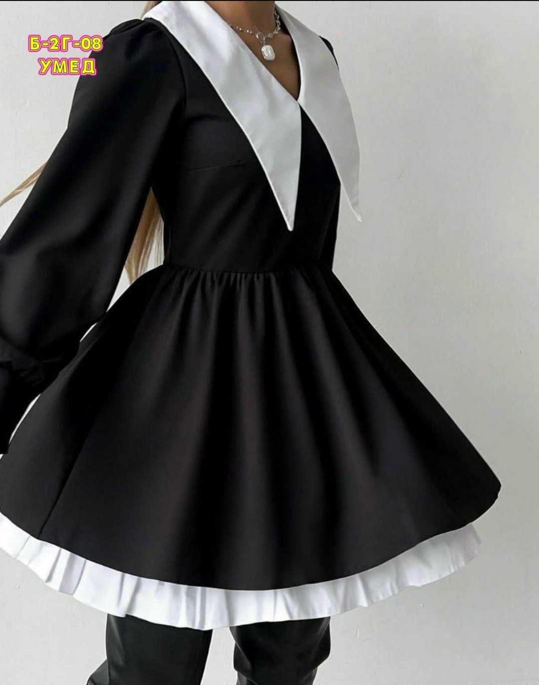 платье с белым воротничком,черное платье с белым воротником,женское платье с белым воротником,женское платье с белым воротником в стиле венсдей,платье женское вечернее с белым воротничком