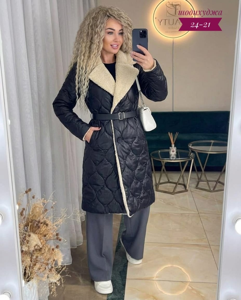 пальто демисезонное стёганное ellina,пальто женское стеганое,пальто женское,пальто стеганое,плащ стеганый длинный пальто