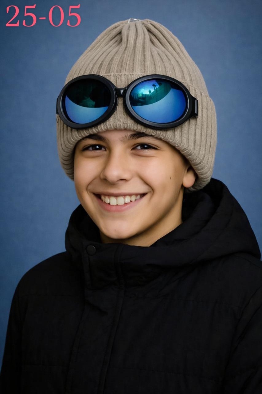 шапка для мальчика,ребенок,зимняя шапка для мальчика,куртка для мальчика,шапка бини зимняя демисезонная с линзами с очками