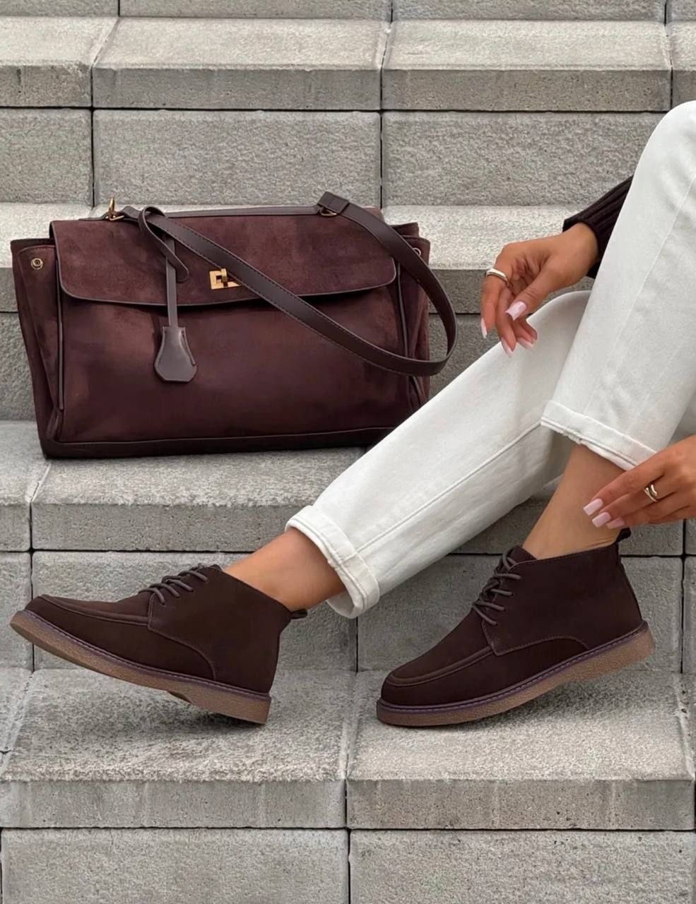 ,ботинки замшевые,ботинки дезерты tendance размер 35 темно-коричневый,ботинки женские,обуви