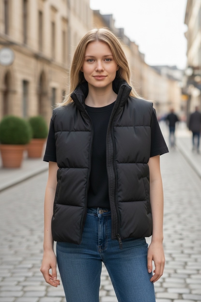 жилет коричневый,жилетка женская,женский жилет,жилет утепленный женский laskita коричневый,жилет утепленная