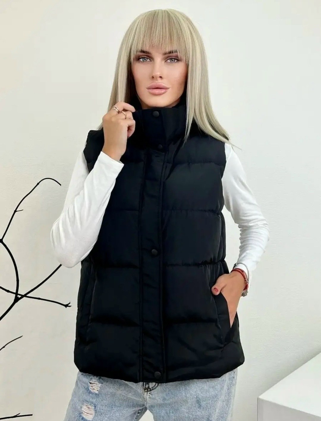 жилетка женская,жилет женский,жилет женский утепленный балоневый стеганый без капюшона abm fashion,жилет,утепленный женский жилет