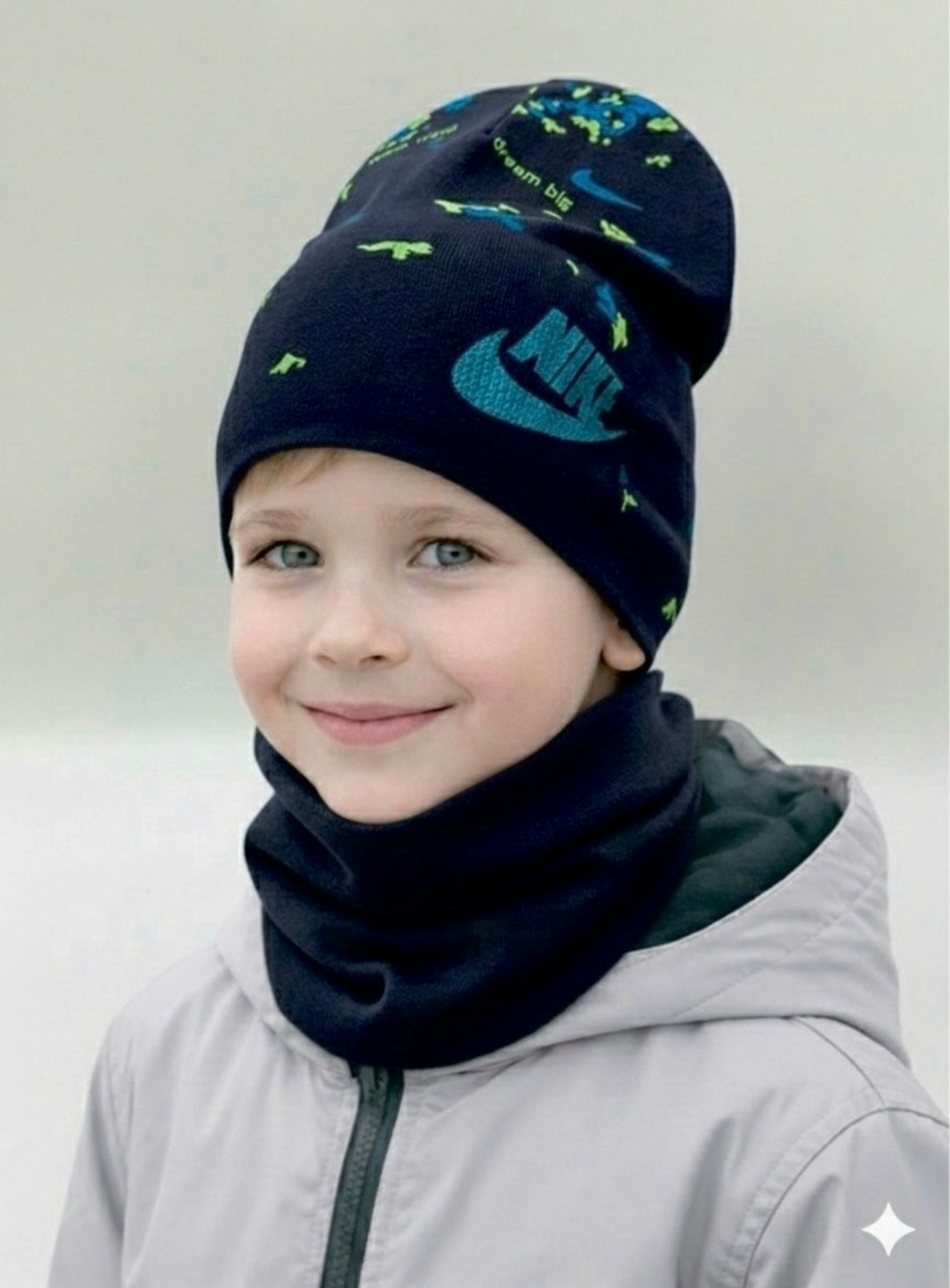 шапка и снуд для мальчика,шапка и снуд,шапка со снудом трикотажные двухслойные поляярик,комплект шапка снуд,шапка со снудом для мальчика