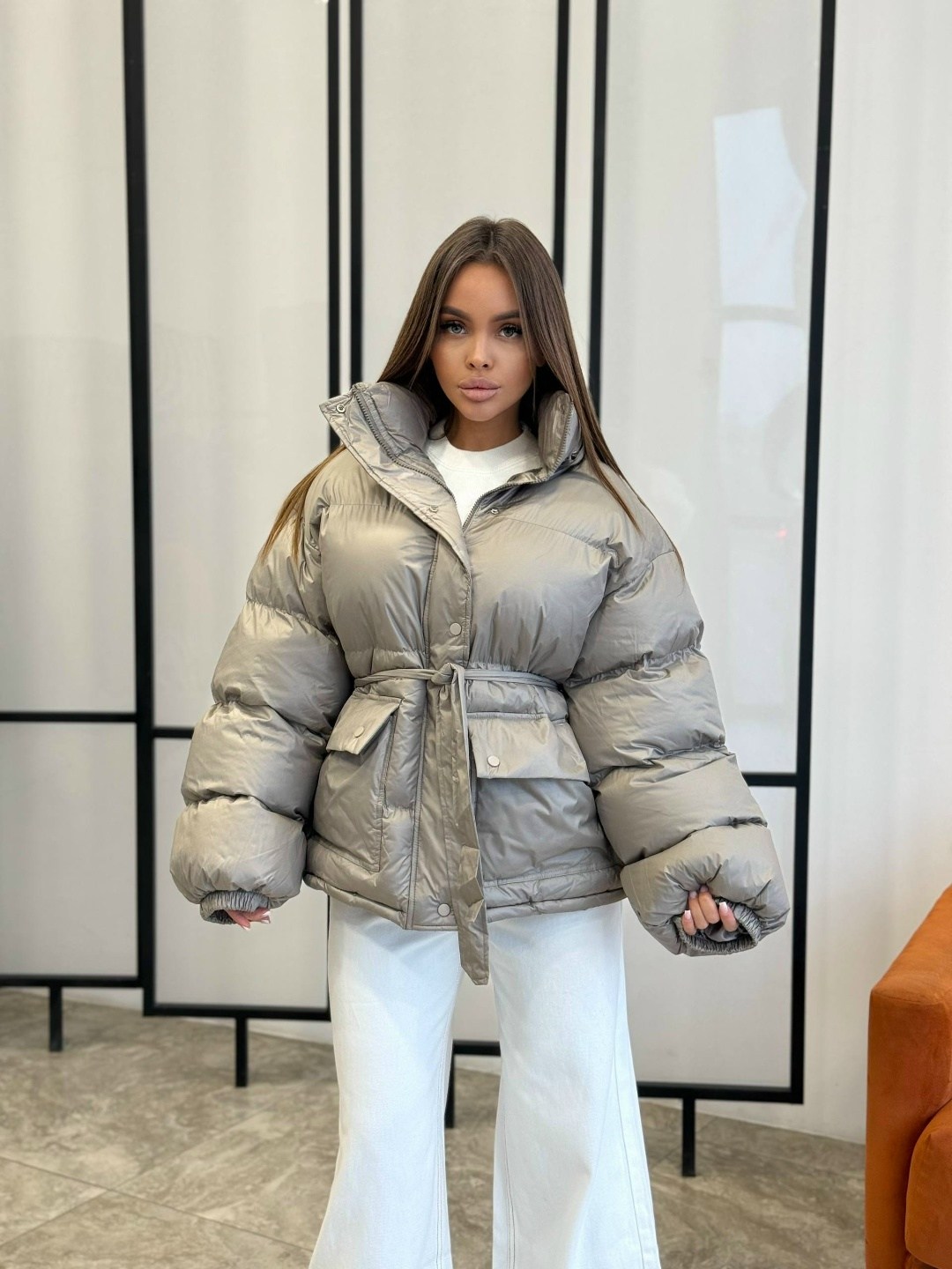 куртка зимняя женская,куртка с поясом,куртка пуховик,куртка оверсайз,куртка зимняя на кулисках shmatovashop 558148025