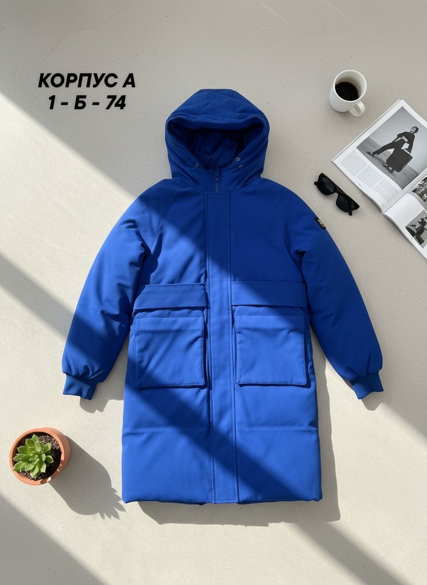 пуховик женский серо-голубой,женский пуховик,куртка зимняя женская,куртка зимняя женская удлиненная,серо-голубой пуховик женский hoops