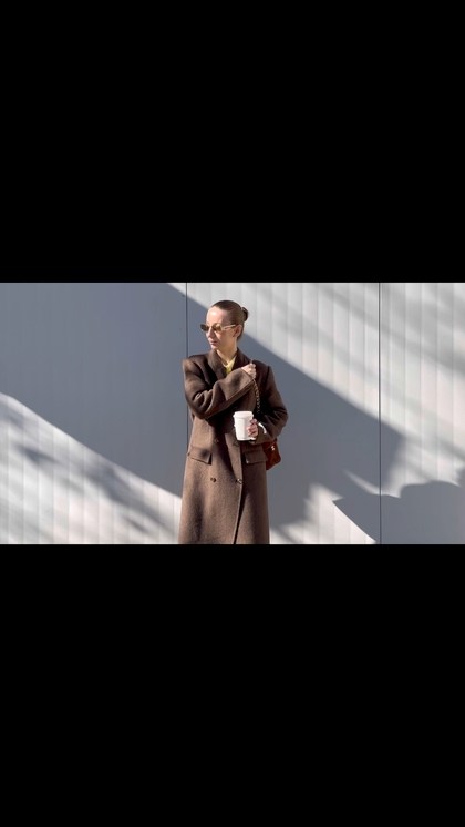 шерстяное удлиненное пальто цвета мокко,элегантные пальто,стильное пальто,коричневое пальто,шерстяное удлиненное пальто цвета мокко gepur