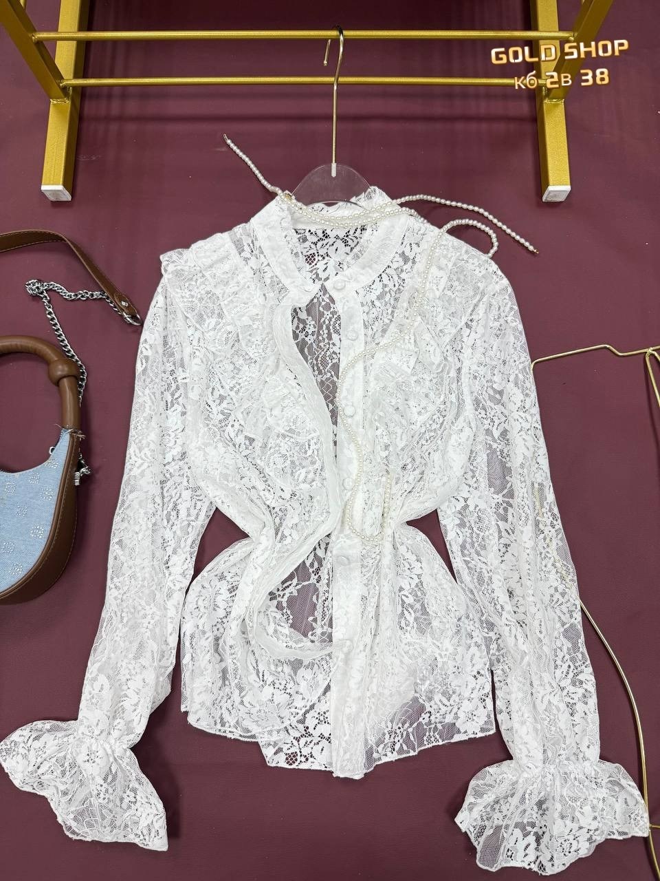 кружевная блузка,женская кружевная блузка,блузка гипюровая,белая кружевная блузка,блузка нарядная с длинным рукавом