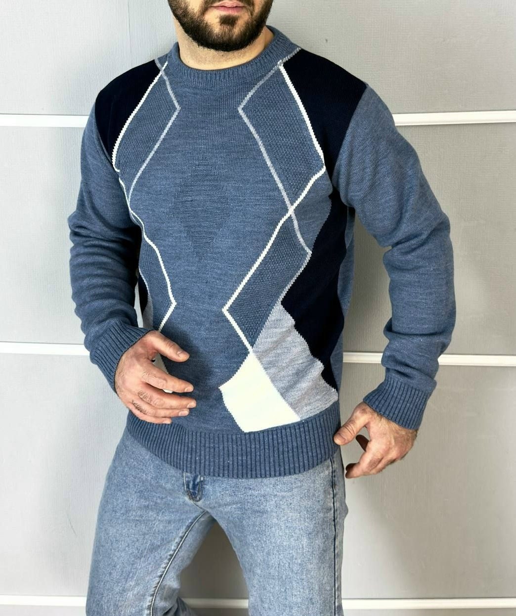 мужской джемпер,свитер джемпер,кофта голубая,кофта свитер,свитер