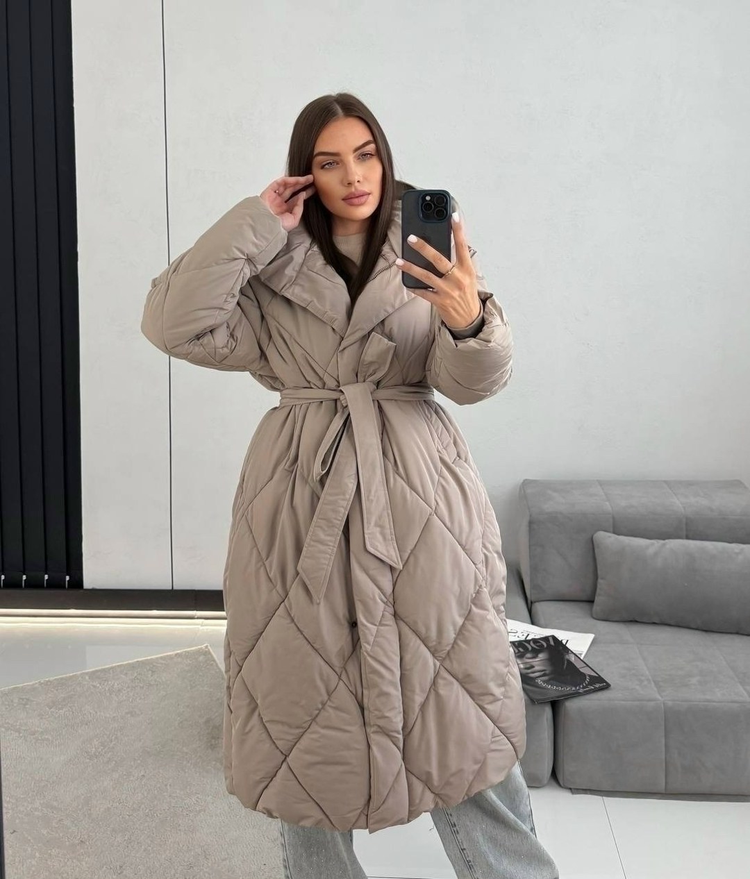пальто на синтепоне,стильные пуховики,зимнее стеганое пальто,удлиненная куртка,пальто женское стеганое