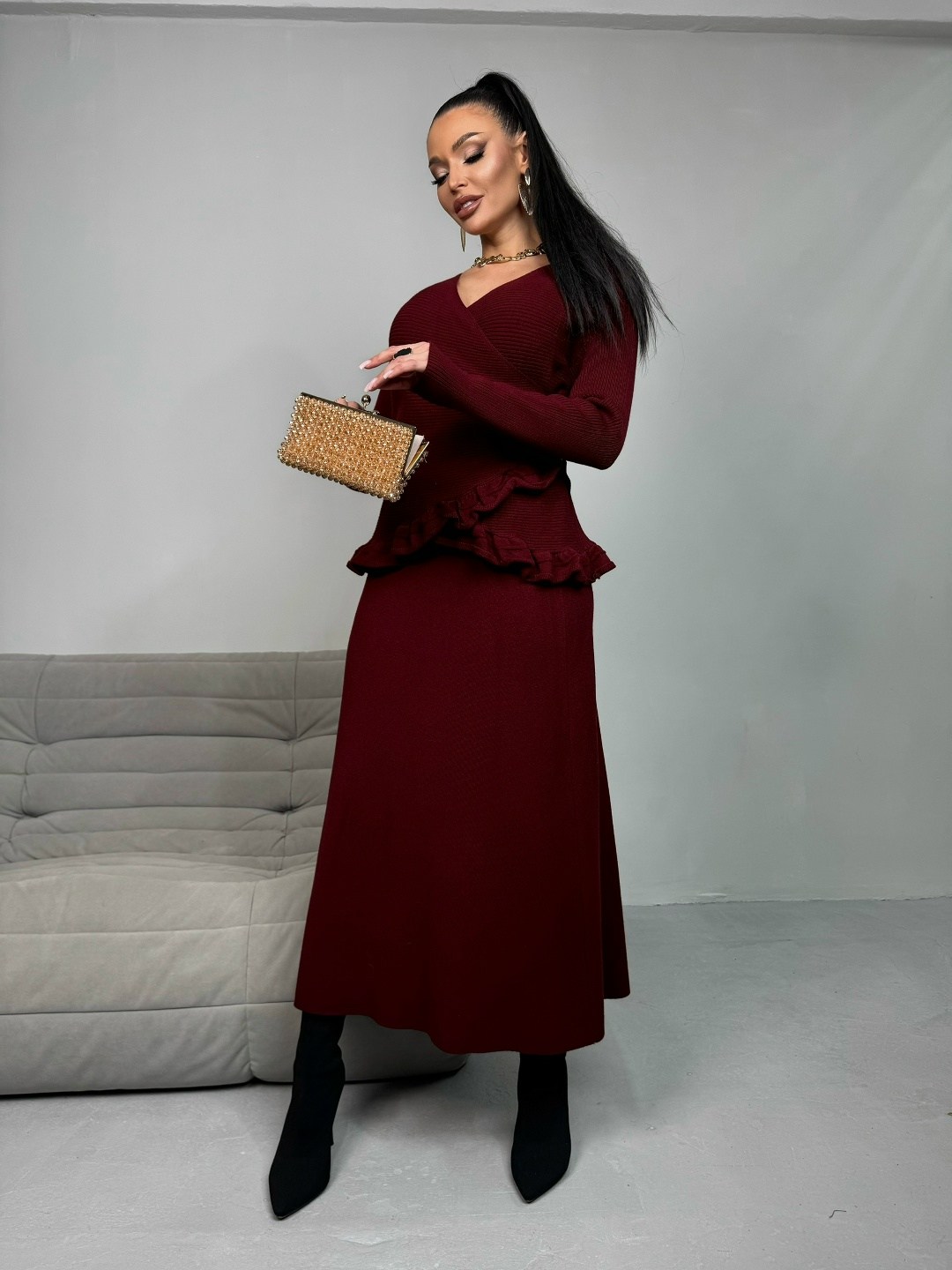 костюм с юбкой теплый fedoroffka цвет бургунди бордовый,бордовый костюм с юбкой,костюм с юбкой трикотажный теплый micioha цвет бургунди бордовый винный,костюм с юбкой трикотажный теплый,костюм с юбкой