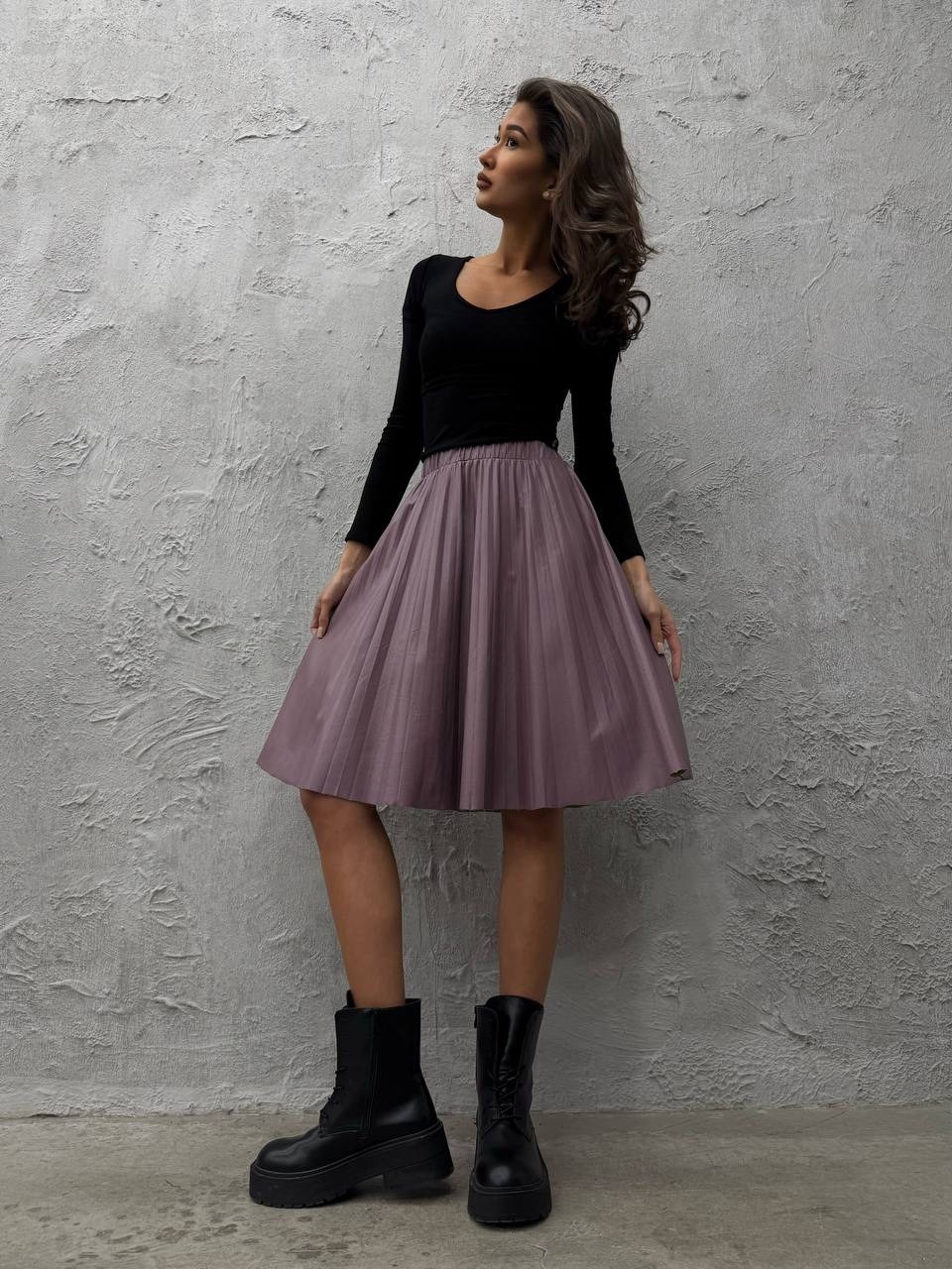 юбка кожаная,юбка кожаная миди,юбка кожаная миди трапеция narcsisse & moloko,коричневая кожаная юбка,юбка из искусственной кожи