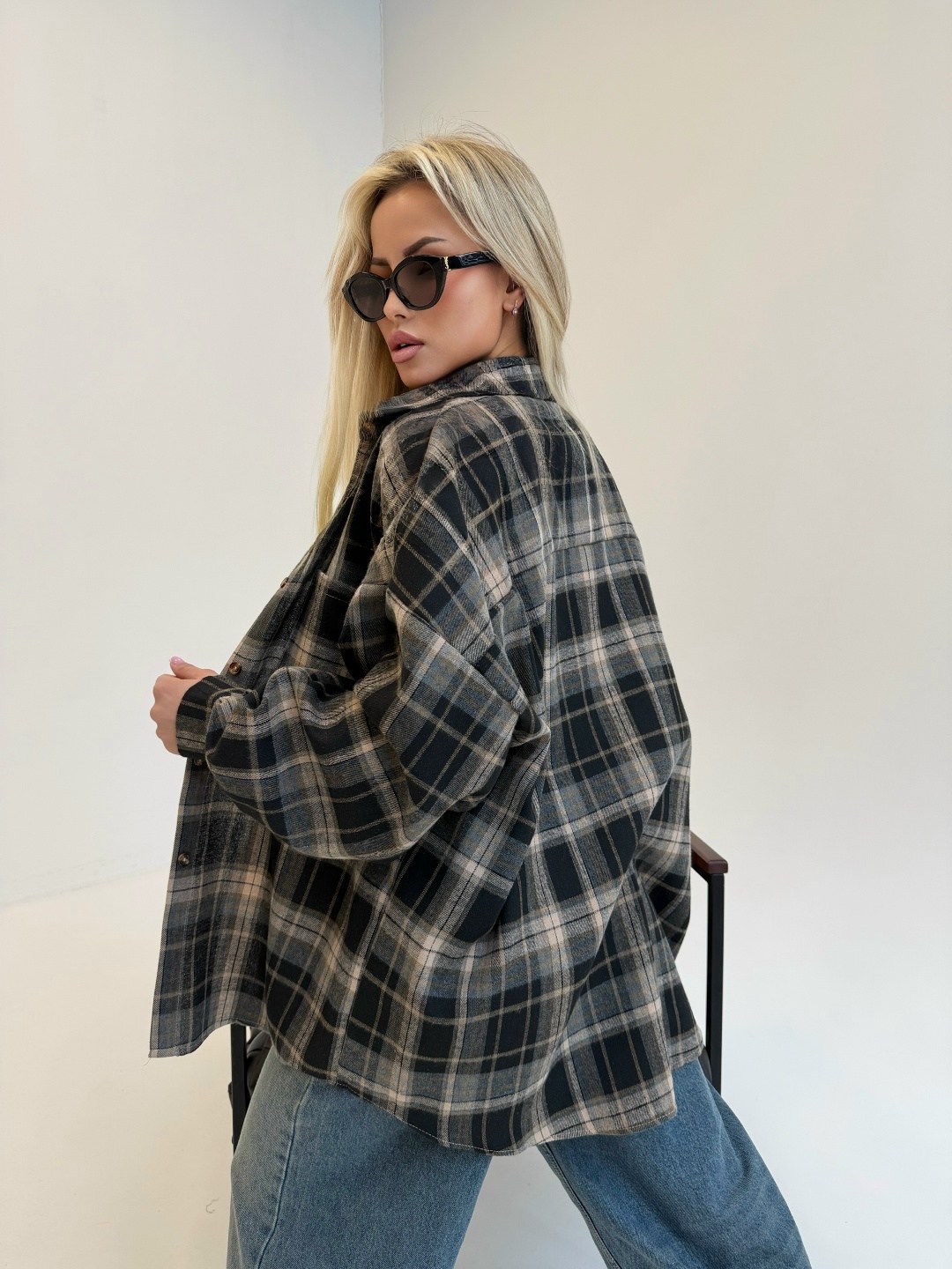 рубашка в клетку оверсайз удлиненная 2e_brand,рубашка в клетку оверсайз удлиненная,рубашка женская в клетку оверсайз,рубашка в клетку оверсайз на кнопках,рубашка в клетку оверсайз удлиненная mono vy