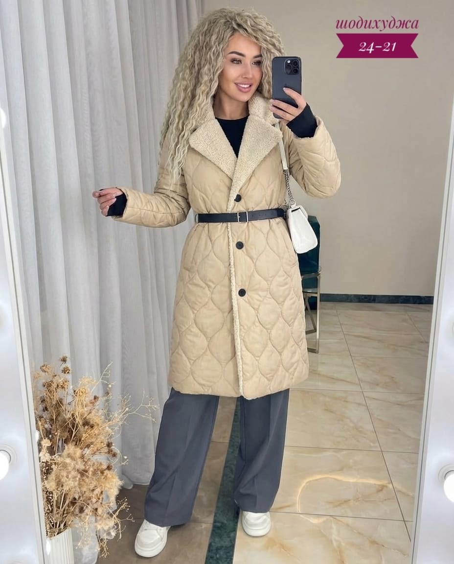 пальто демисезонное стёганное ellina,пальто женское стеганое,пальто женское,пальто стеганое,плащ стеганый длинный пальто