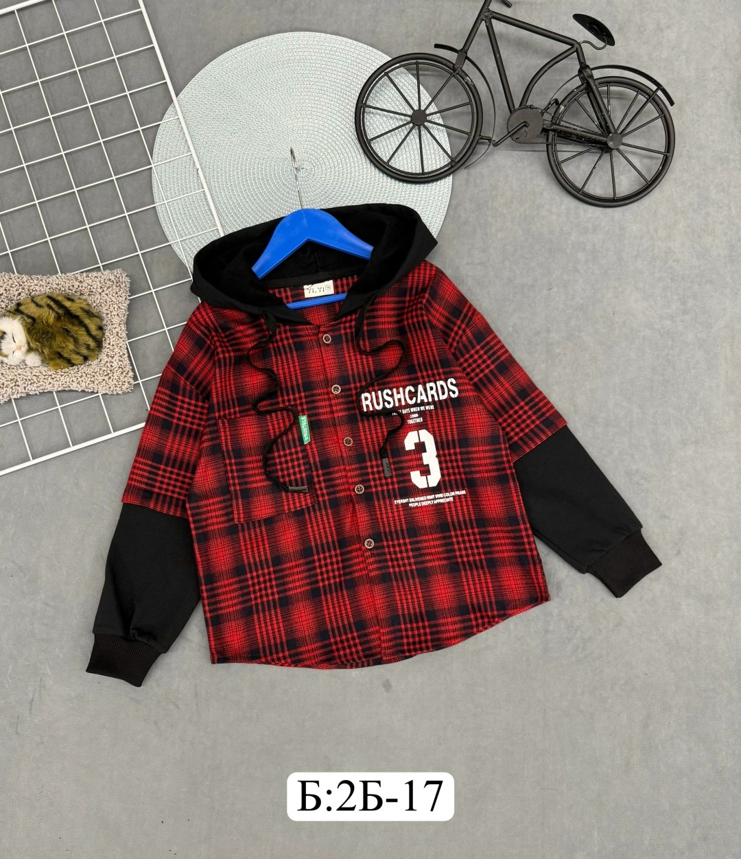 рубашка для мальчика,рубашка с капюшоном,рубашка с капюшоном для мальчика,детская рубашка,рубашка в клетку с капюшоном