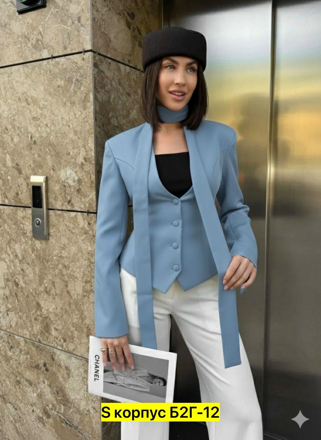 костюм брючный деловой с пиджаком классический mystique veil 225723301,женский пиджак,,костюм с брюками палаццо женский