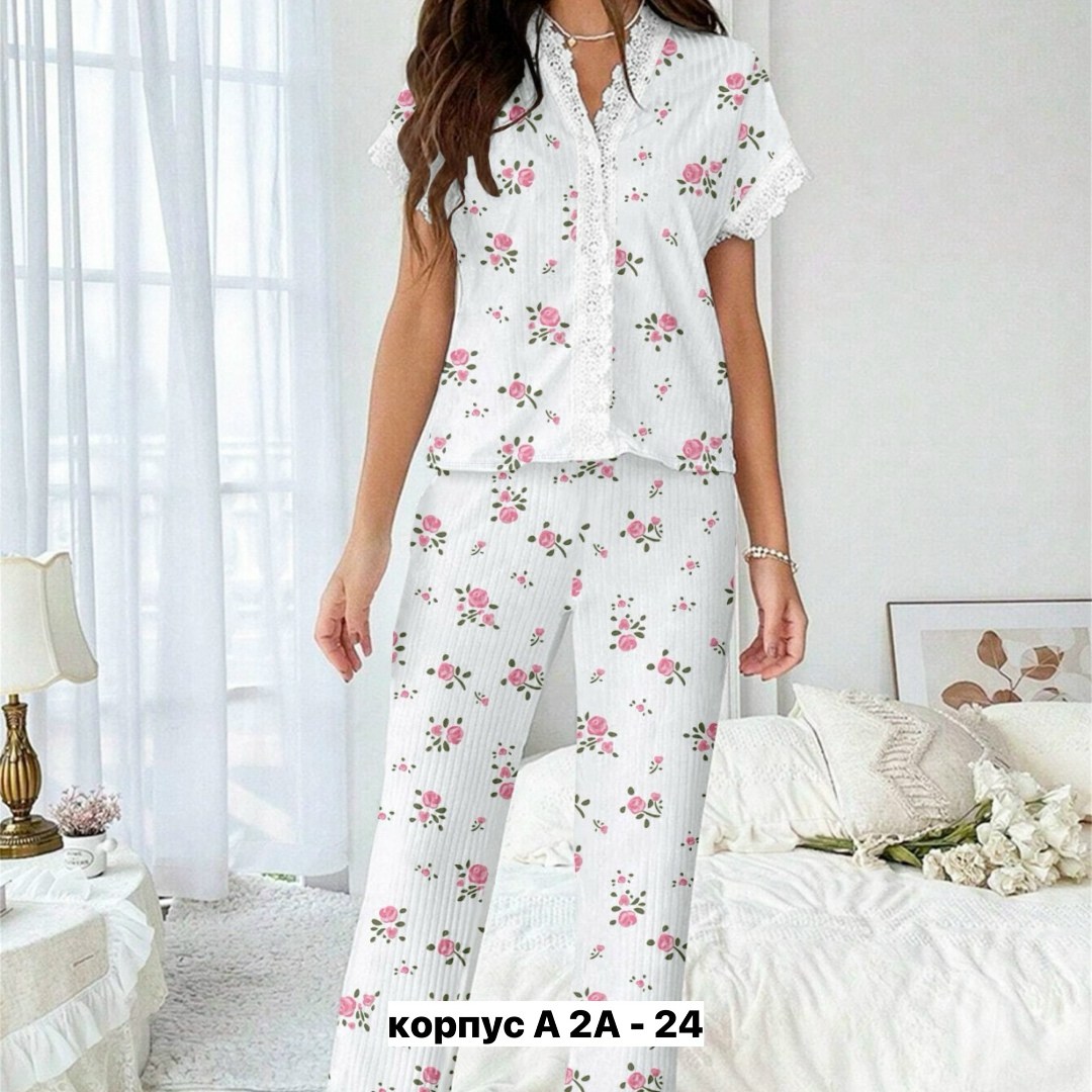 женская домашняя одежда пижамный комплект с принтом вишни,пижама женская,пижама для женщин,пижама женская с брюками,женские пижамные комплекты
