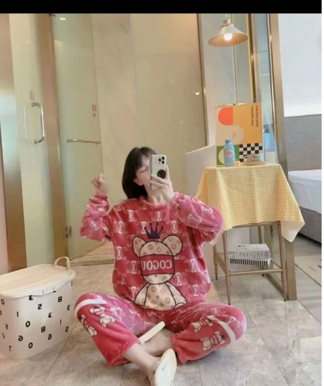 пижама женская со штанами теплая домашняя плюшевая,махровая пижама,домашняя одежда пижама,костюм теплый женский домашний пижама плюшевая,пижама женская теплая