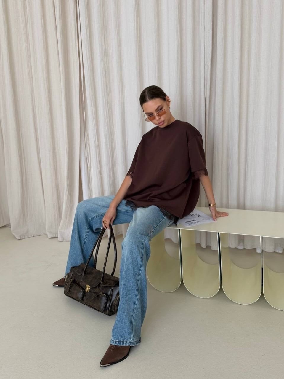 футболка с кружевами,кружевная футболка,футболка женская,футболки модные,блузка женская