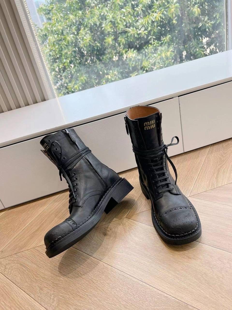 ботинки miu miu,женские кожаные ботинки,,ботинки miu,женские ботинки