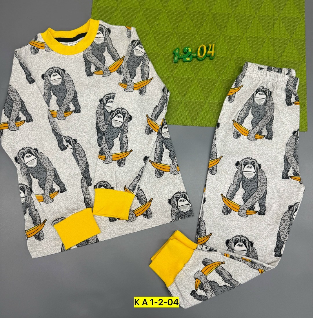 детская пижама,пижама для мальчика,пижама теплая,пижама серая,стильная пижама