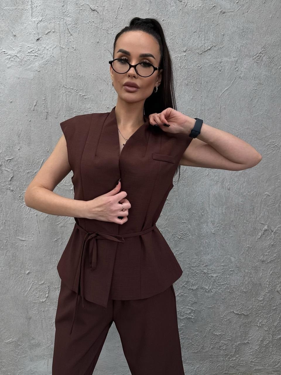 костюм брючный с жилеткой,костюм брючный,летний костюм брючный деловой с жилетом,стильные костюмы,костюм брючный деловой с жилетом dayando