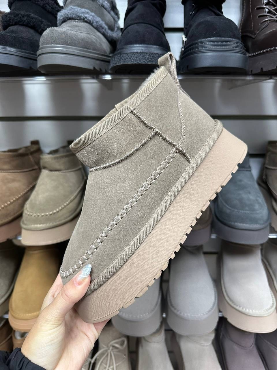 ,женские угги,угги зимние короткие на платформе,угги,модные угги