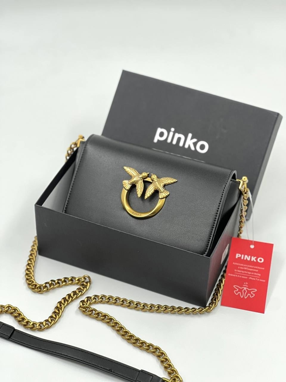 сумка кросс-боди женская pinko love bag click simply черный,сумка pinko,сумка pinko оригинал,pinko сумка на плечо,сумка pinko женская