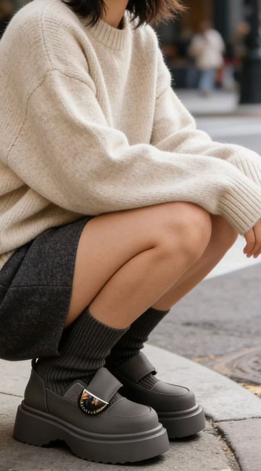 мода стиль,повседневный стиль,одежда стильная,ботинки на платформе