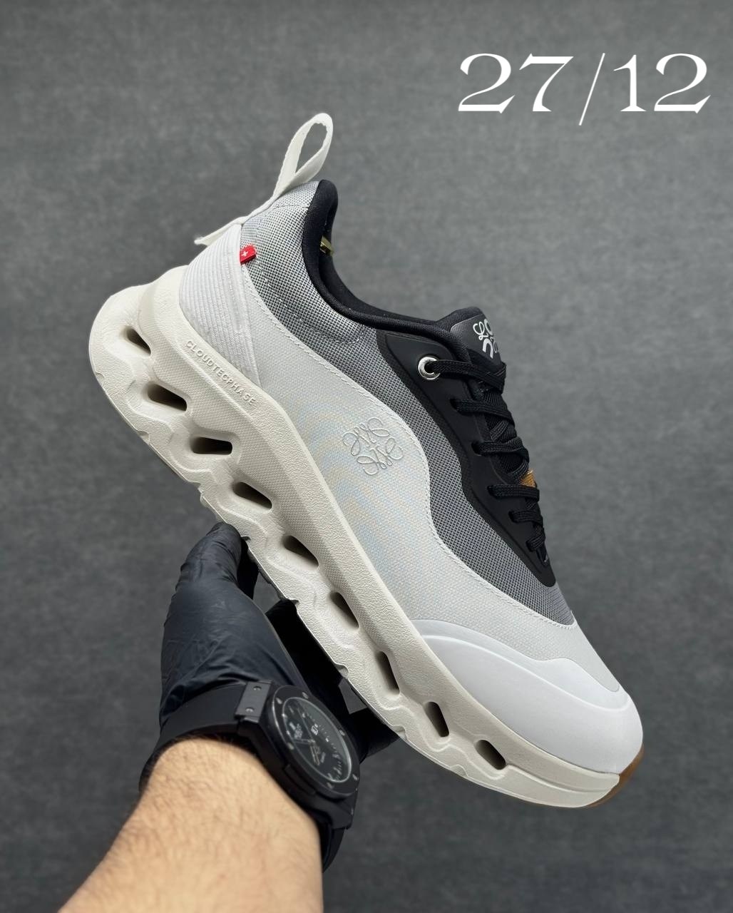 кроссовки loewe x cloudtilt 2 black white,кроссовки,кроссовки loewe x cloudtilt 2 black white черный,кроссовки x loewe cloudtilt 2 on running черный,кроссовки для бега