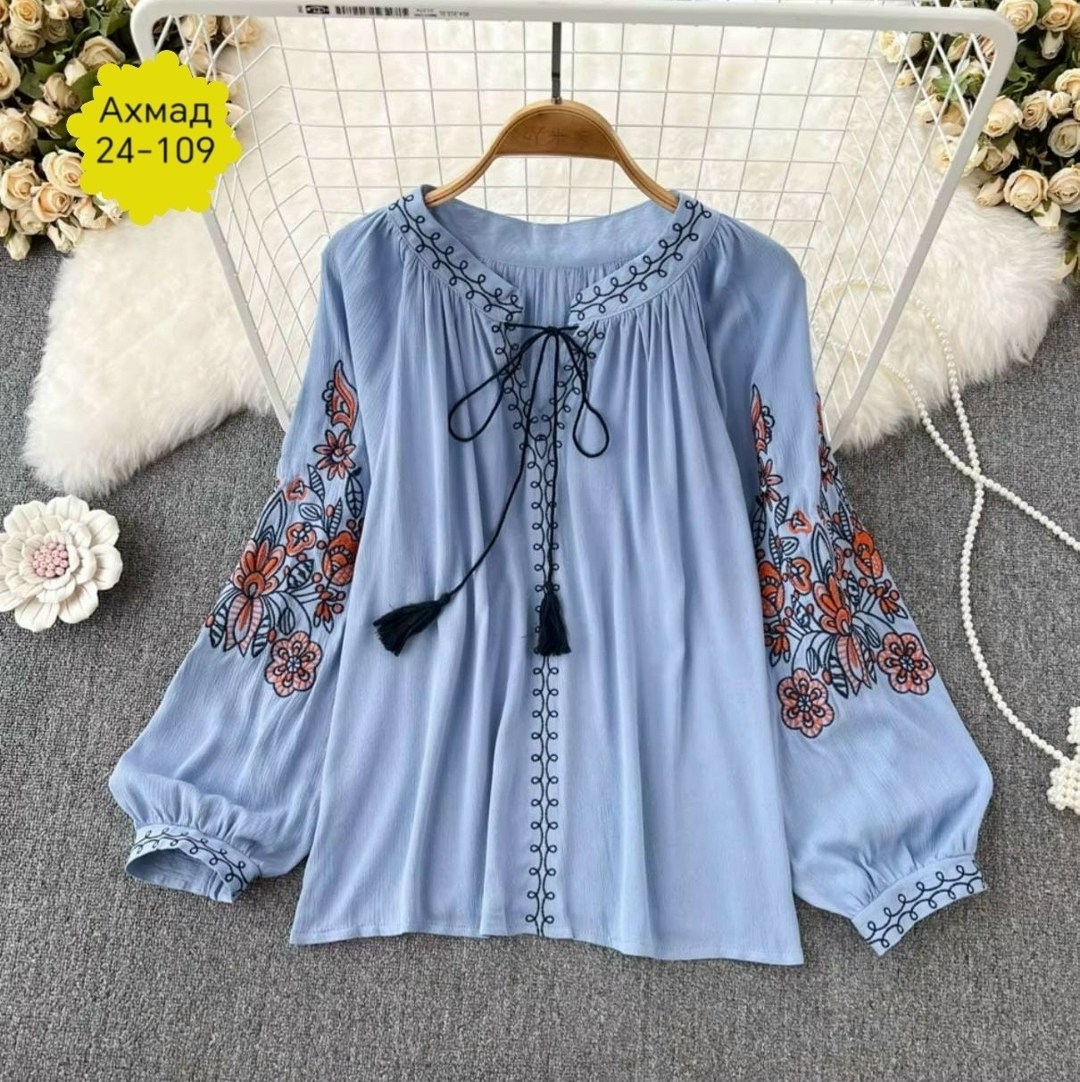 блузка в стиле бохо,женская блузка с вышивкой,блузка с вышивкой,вышитая блузка женщины свободные цвета,винтажная блузка