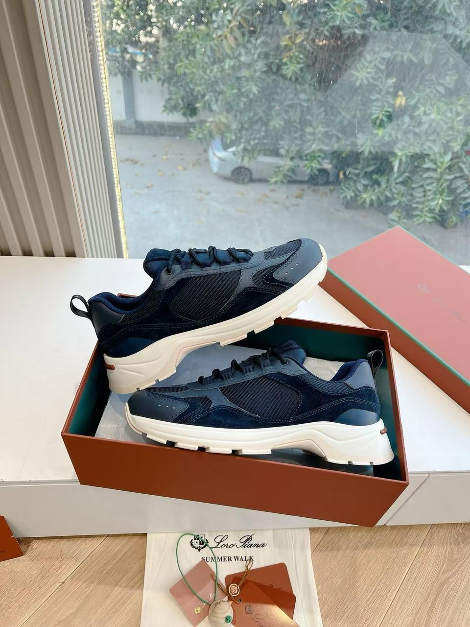 кроссовки loro piana,комбинированные кроссовки loro piana,кроссовки premium,комбинированные кроссовки,