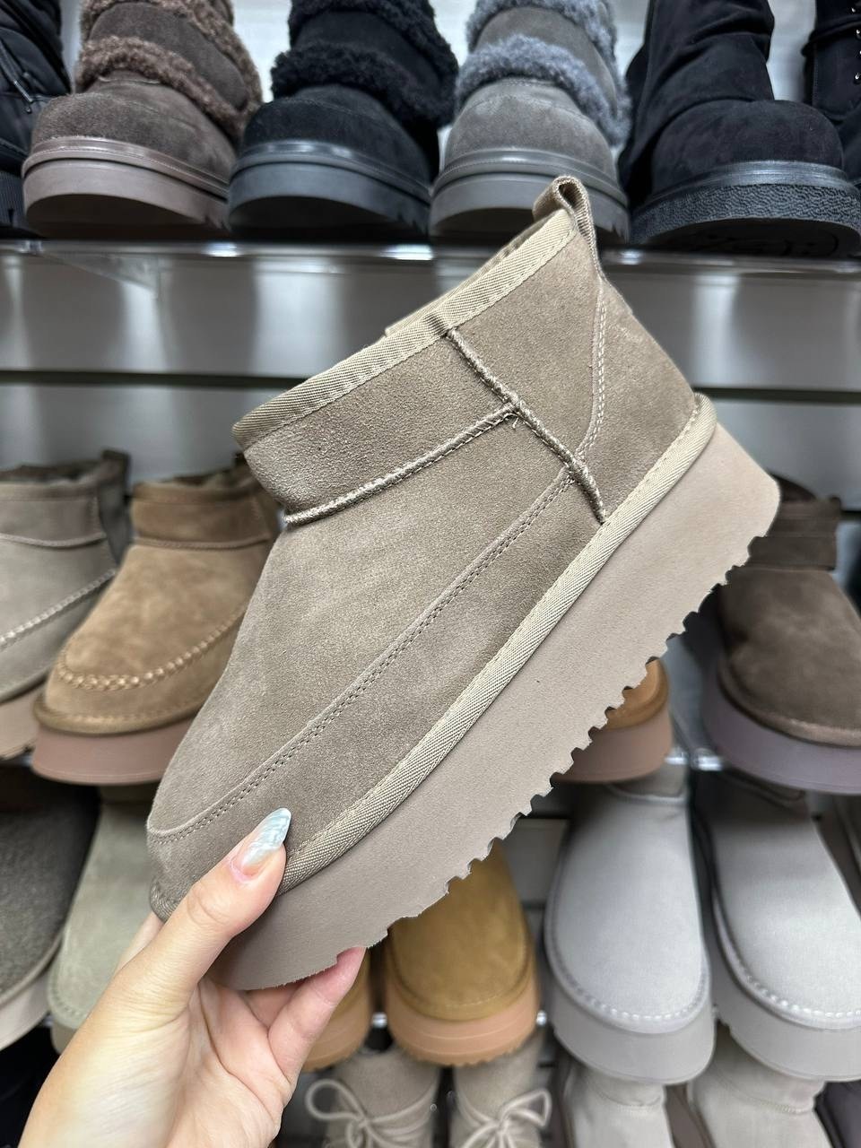 ,женские угги,угги зимние короткие на платформе,угги,модные угги