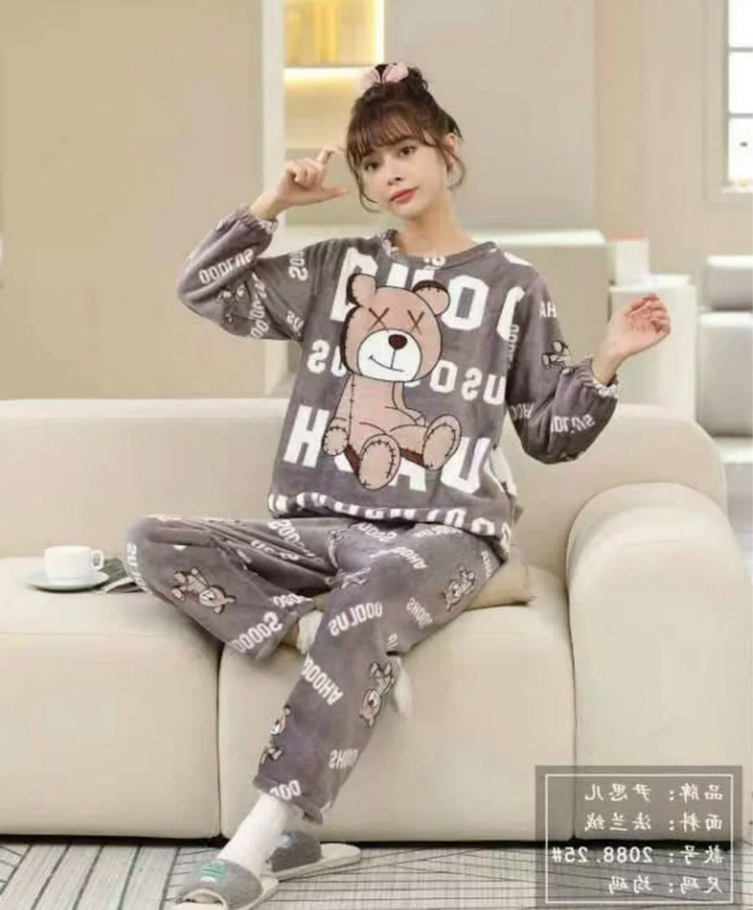 пижама женская со штанами теплая домашняя плюшевая,махровая пижама,домашняя одежда пижама,костюм теплый женский домашний пижама плюшевая,пижама женская теплая